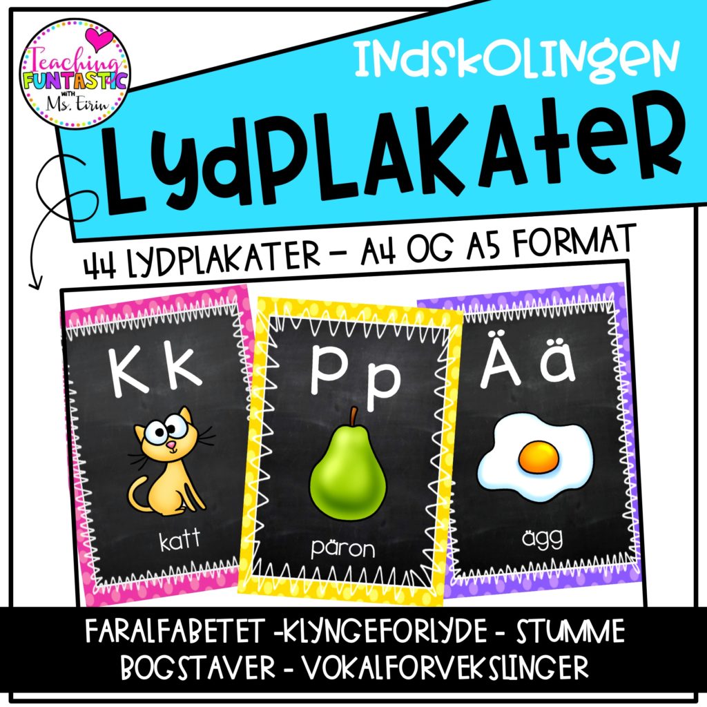 Lyd- Og Alfabetplakater - Teaching Funtastic