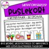 LÆSEFORSTÅELSE PUSLEKORT