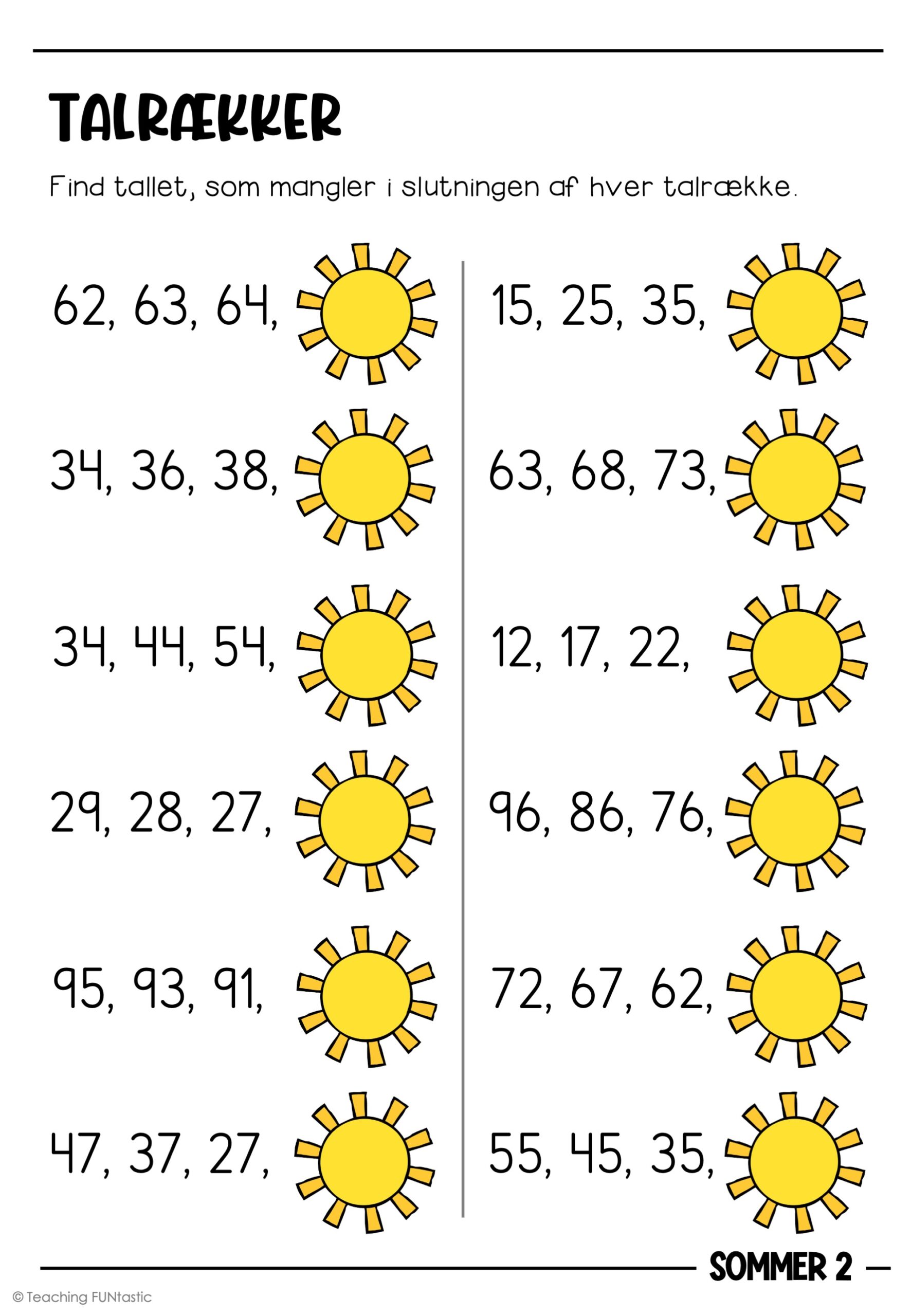 Opgavehæfte til de sidste skoleuger for 1. klasse - Billede 3