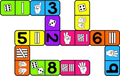 Lære tallene til 10 domino