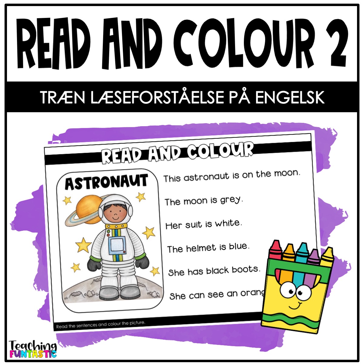 Engelsk læseforståelse - colour 2 | Teaching Funtastic Dansk