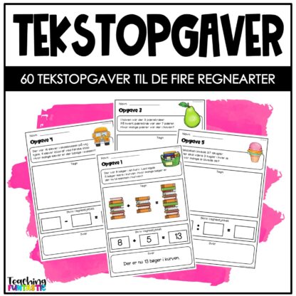 tekstopgaver matematik