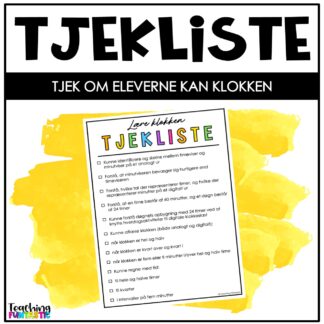 tjekliste klokken