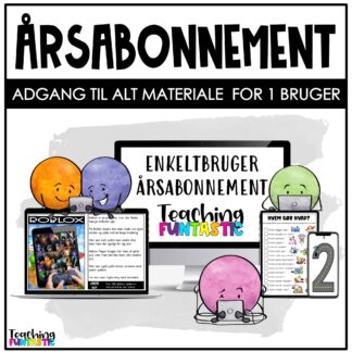 Årsabonnement for enkeltbruger – fri adgang til alt materiale