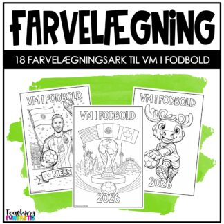 Farvelægningsark Fodbold-VM 2026