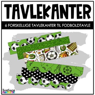 Tavlekanter til tavledekoration – fodbold