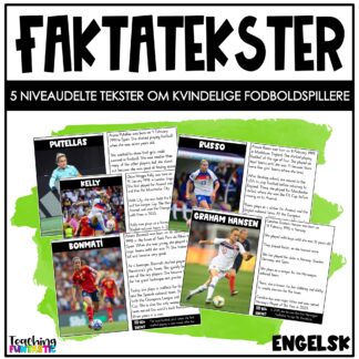 Niveaudelte læsetekster – Engelske faktatekster om fodboldspillere 3