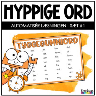 danske hyppige ord dansk