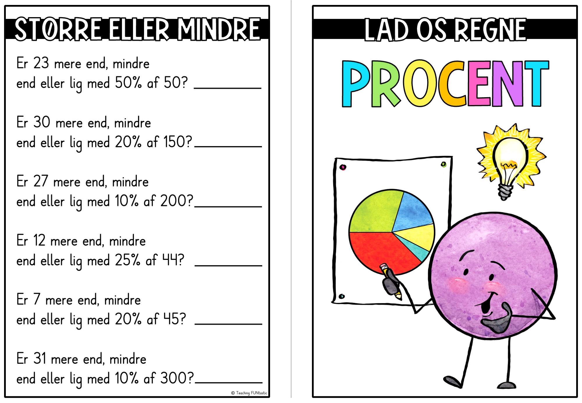 Lad os regne – Øvehæfte i procentregning - Billede 2