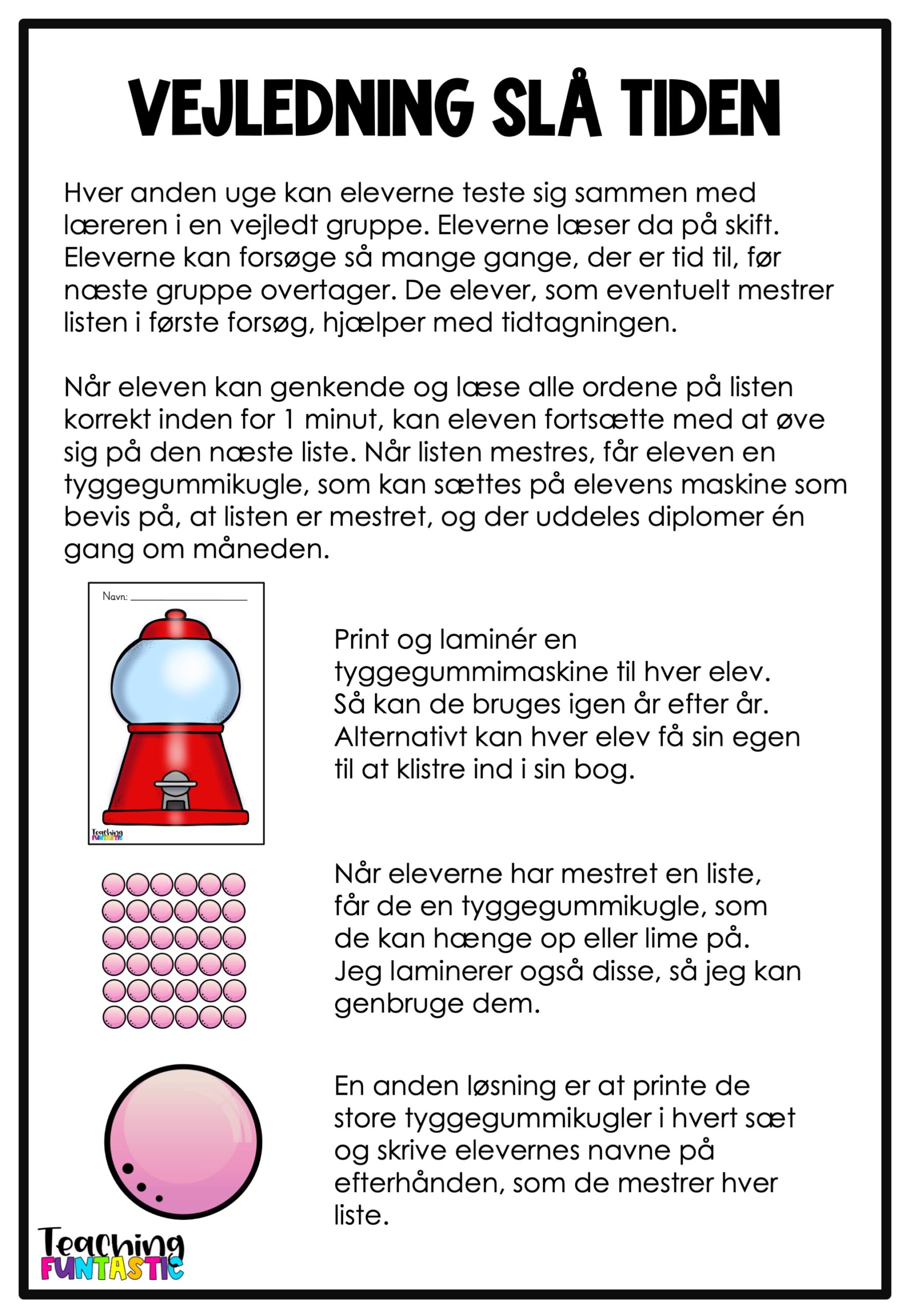 Tyggegummiord – mestring af danske hyppige ord | Sæt 7 - Billede 3