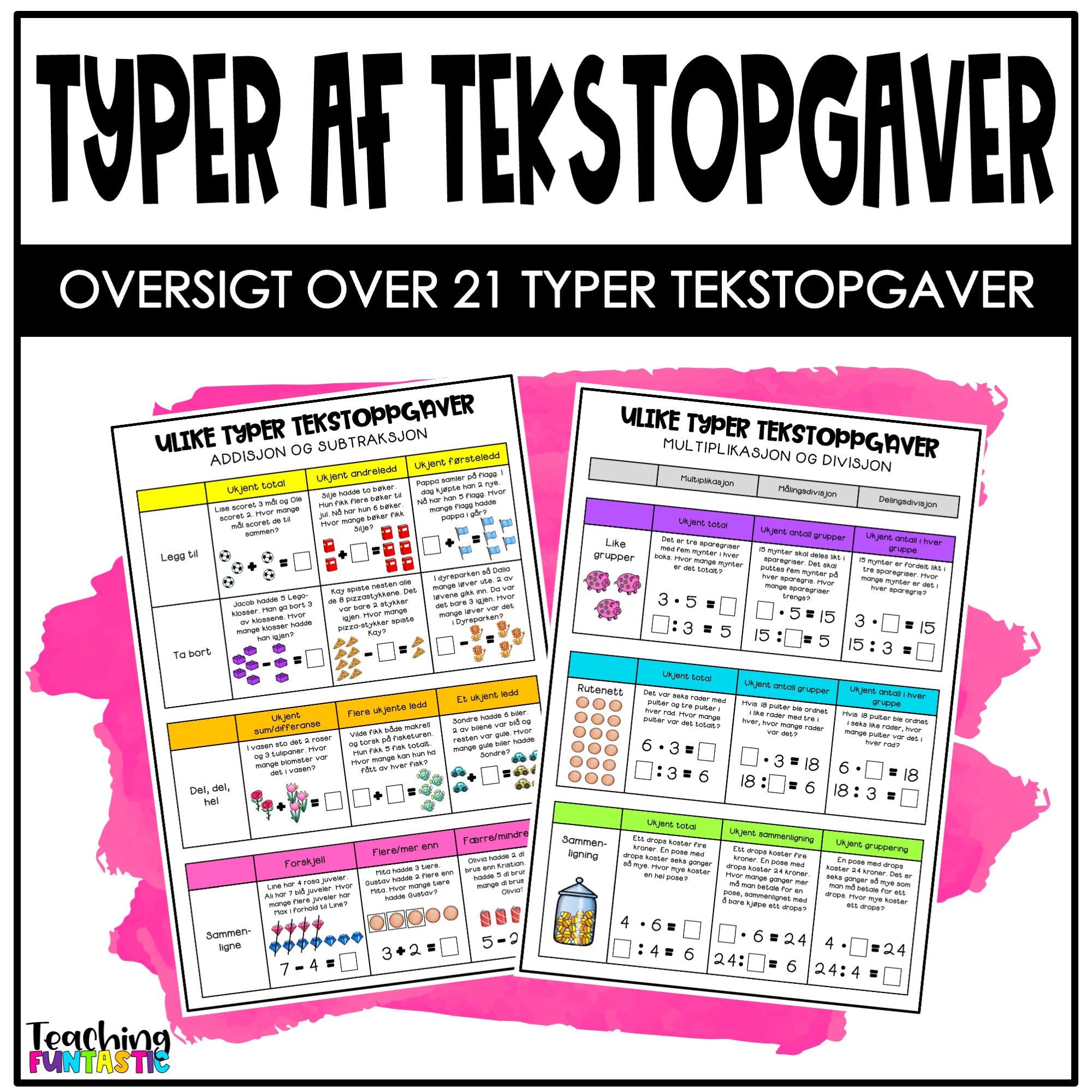 typer tekstopgaver