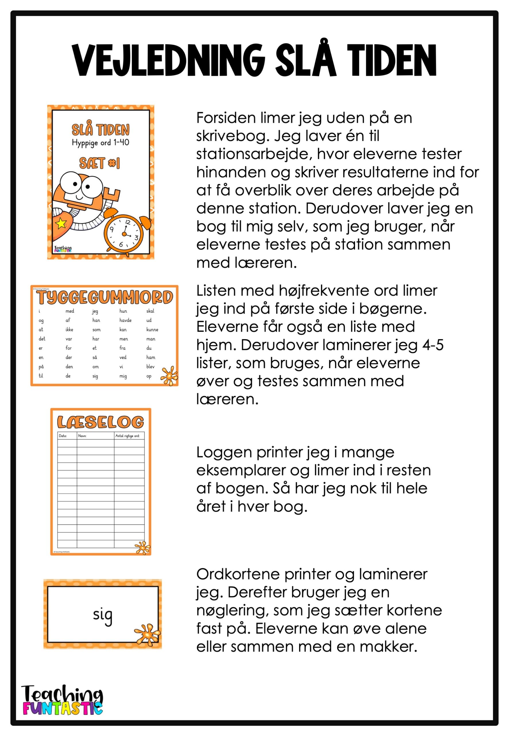Tyggegummiord – mestring af danske hyppige ord | Sæt 7 - Billede 4