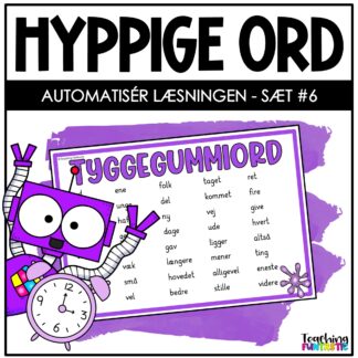 danske hyppige ord dansk
