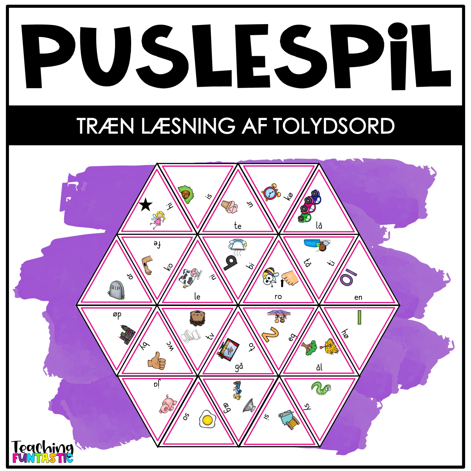 puslespil læsning