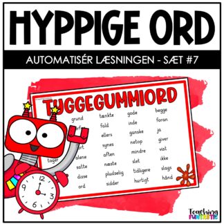 danske hyppige ord dansk