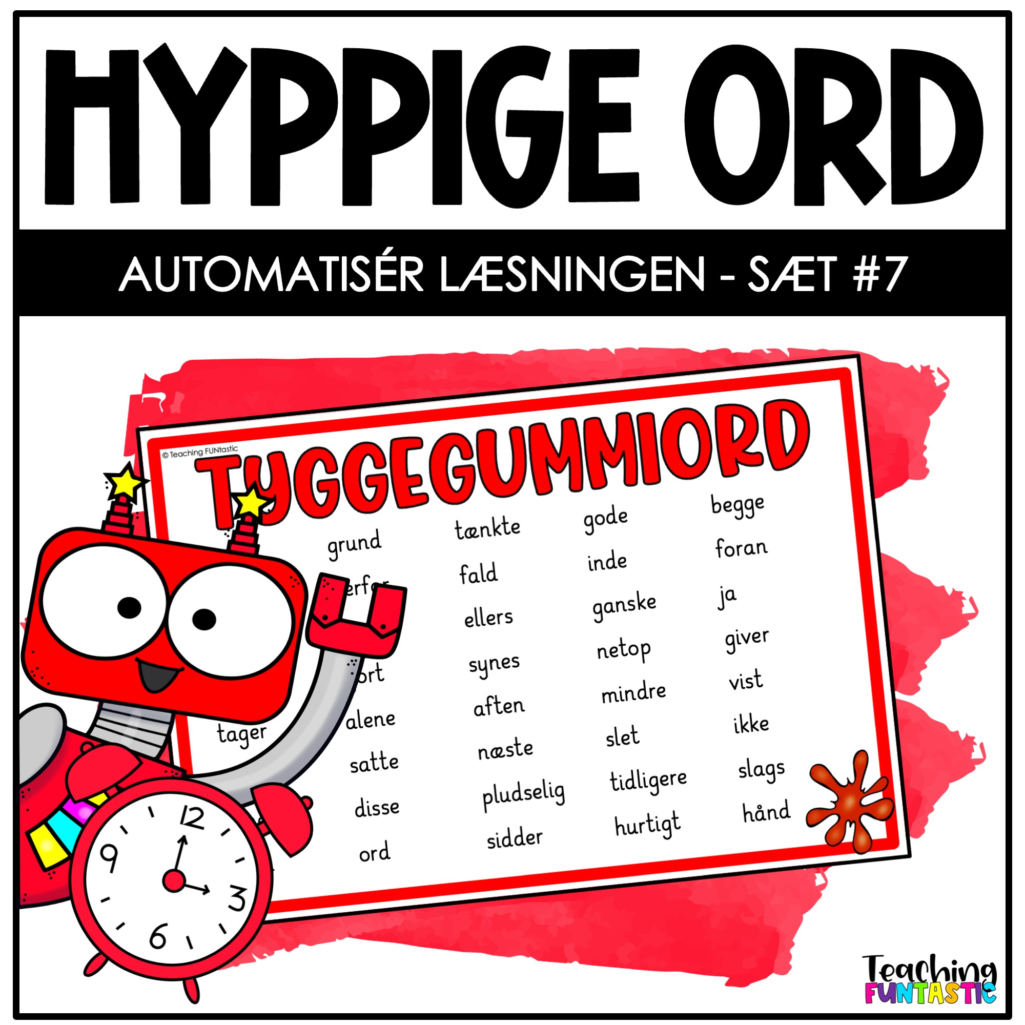 danske hyppige ord dansk