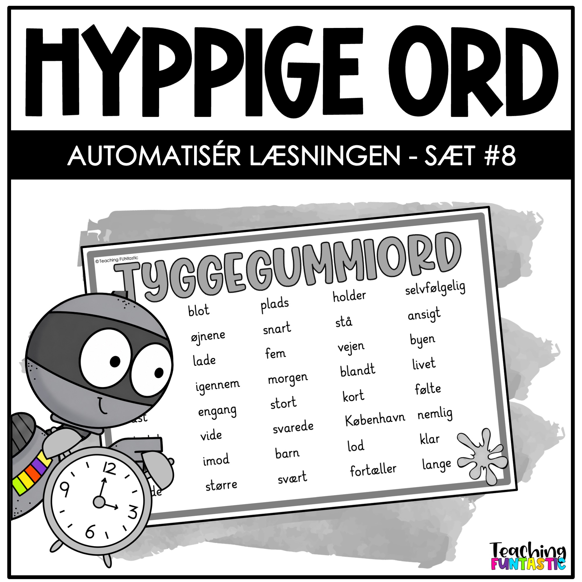 danske hyppige ord dansk