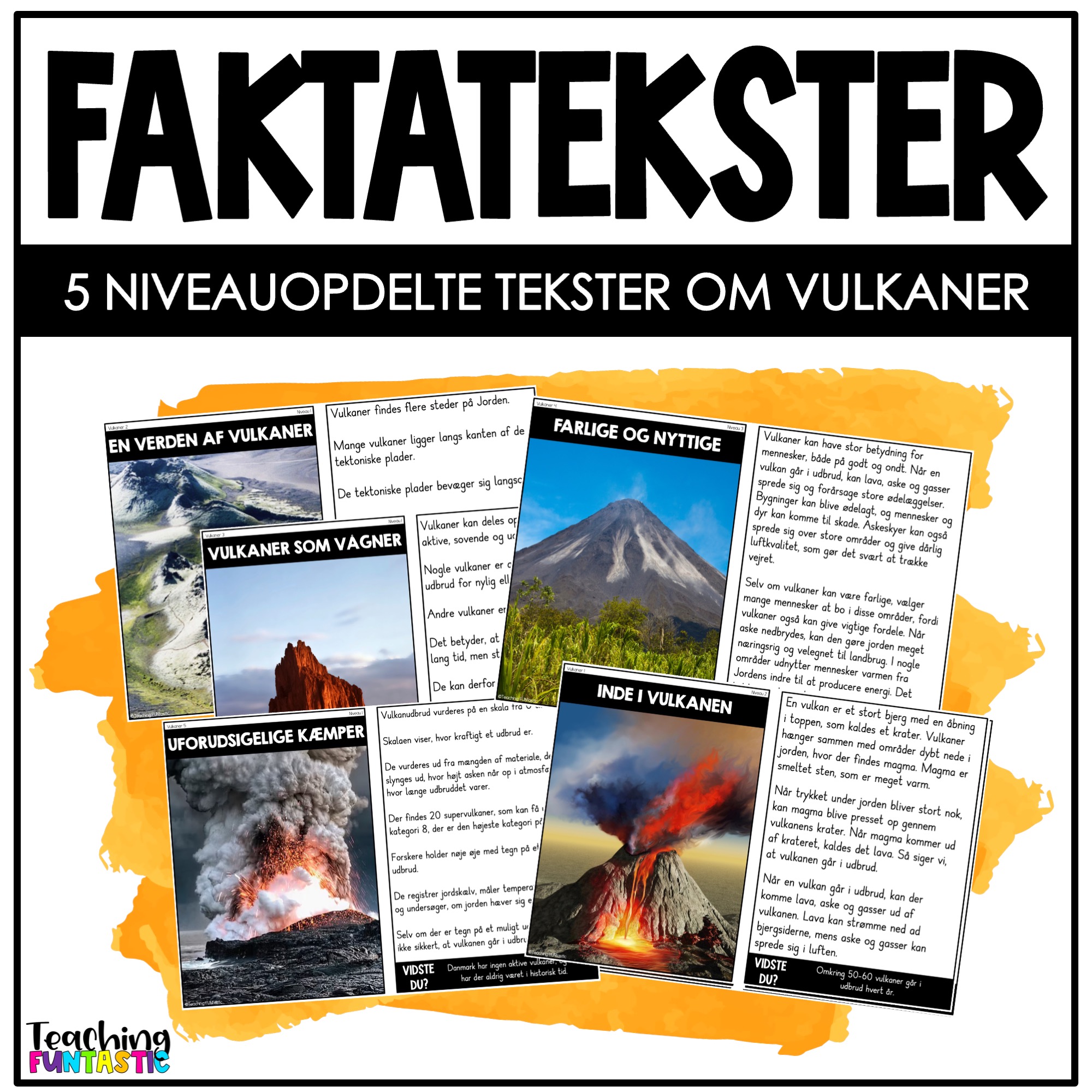 læsetekster vulkaner